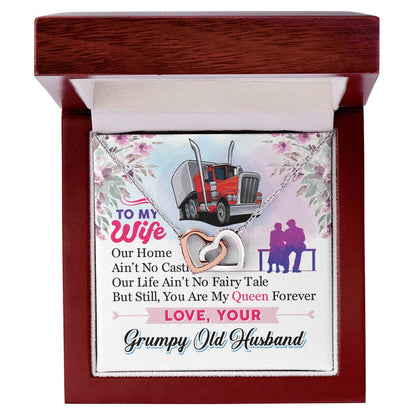 Trucker'S Wife - Interlocking Heart Necklace Interlocking Hearts Necklace