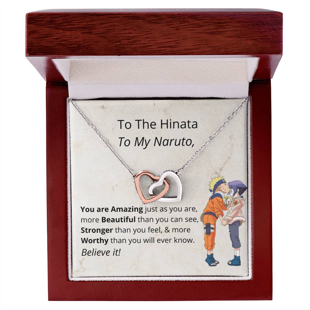 You'Re Amazing Believe It! - Necklace Interlocking Hearts Necklace