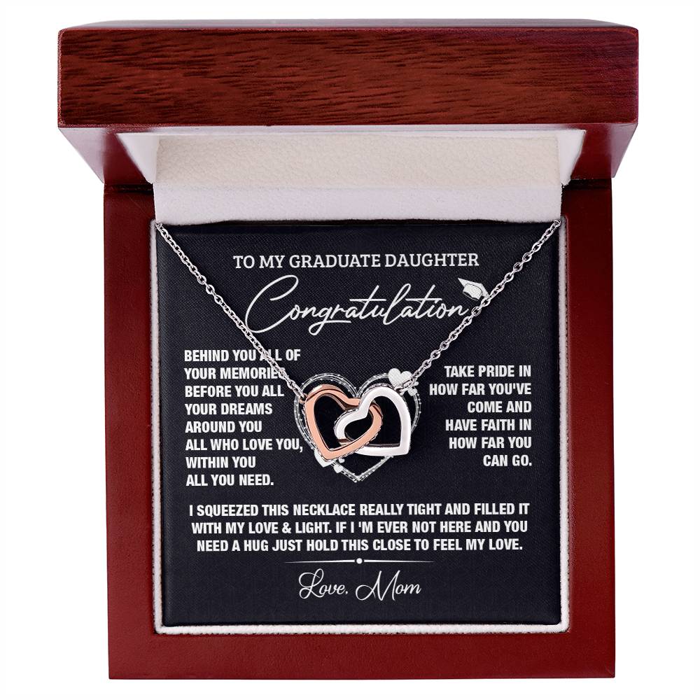 Behind You All Interlocking Hearts Necklace