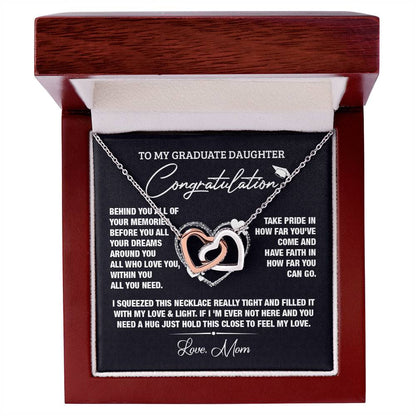 Behind You All Interlocking Hearts Necklace