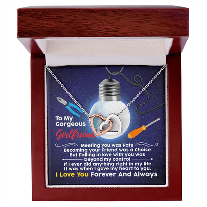 Electrician'S Girlfriend - Interlocking Heart Necklace Interlocking Hearts Necklace