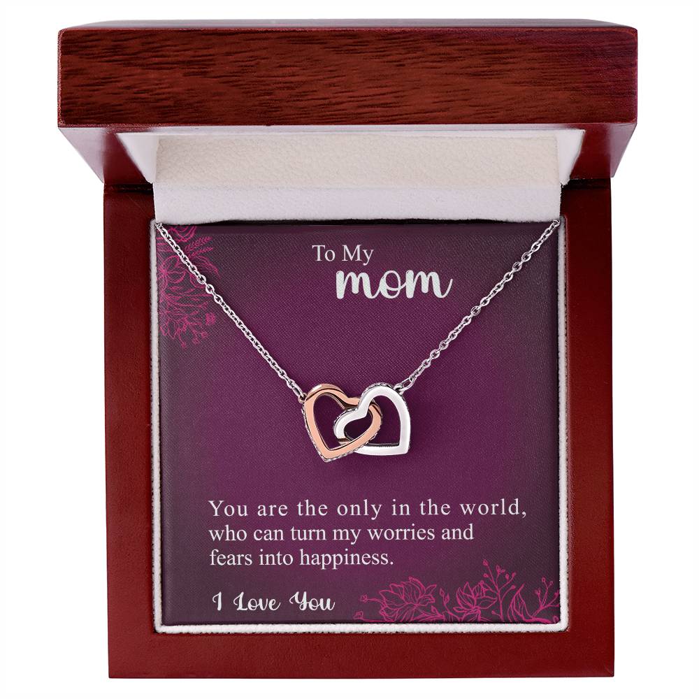 Collection Mom - The Impact You Have On Me - Necklace Interlocking Hearts Necklace