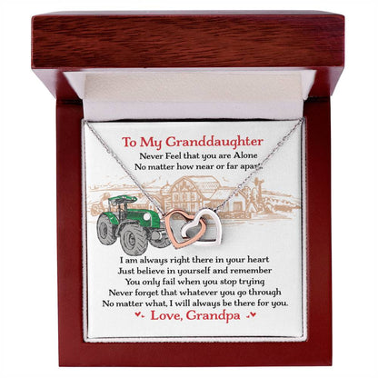 Farmer'S Granddaughter - Interlocking Heart Necklace Interlocking Hearts Necklace