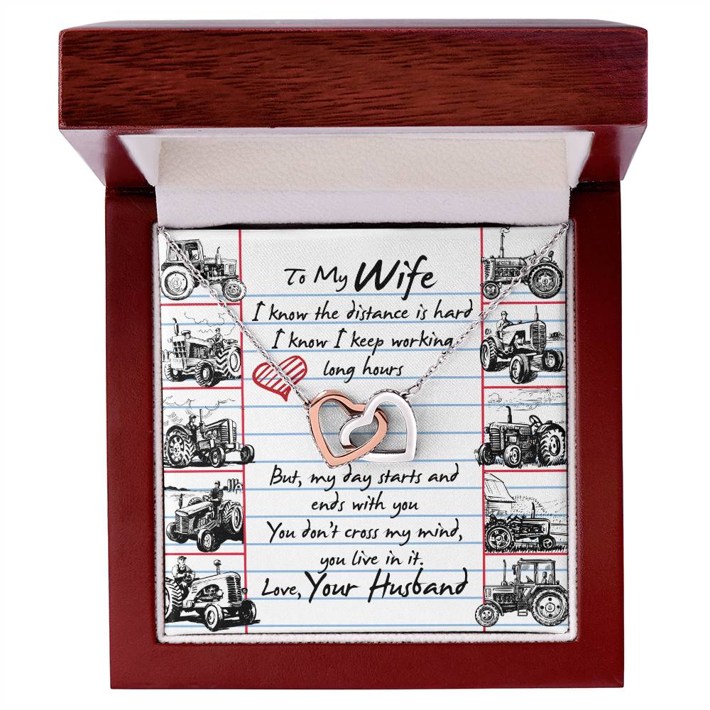 Farmer'S Wife - Interlocking Heart Necklace Interlocking Hearts Necklace