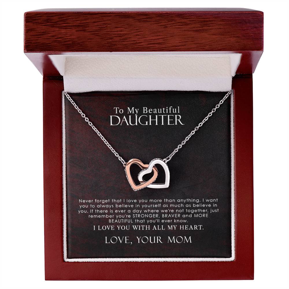 Collection Daughter - More Beautiful That You'Ll Ever Know - Necklace Interlocking Hearts Necklace