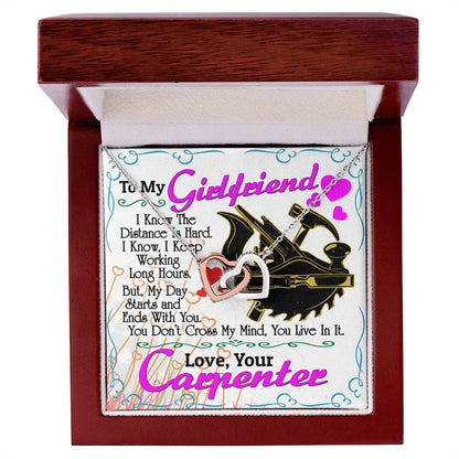 Carpenter'S Girlfriend - Interlocking Heart Necklace Interlocking Hearts Necklace