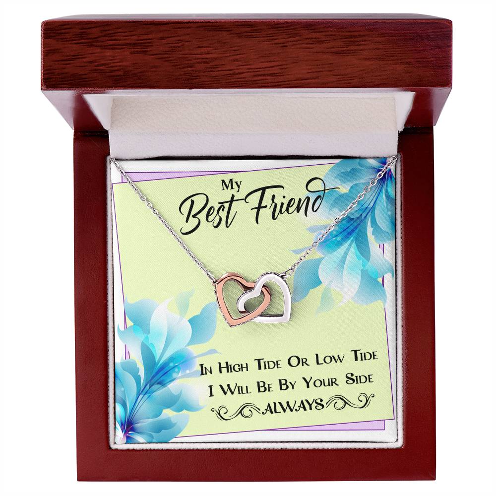 A Gift For Best Friend Interlocking Hearts Necklace