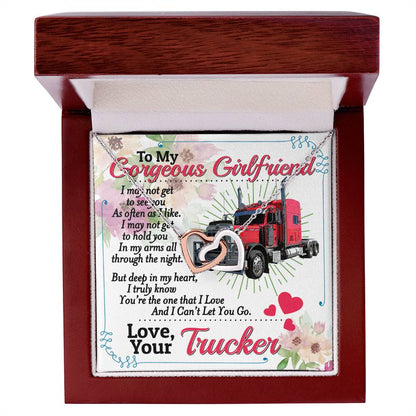 Trucker'S Girlfriend - Interlocking Heart Necklace Interlocking Hearts Necklace