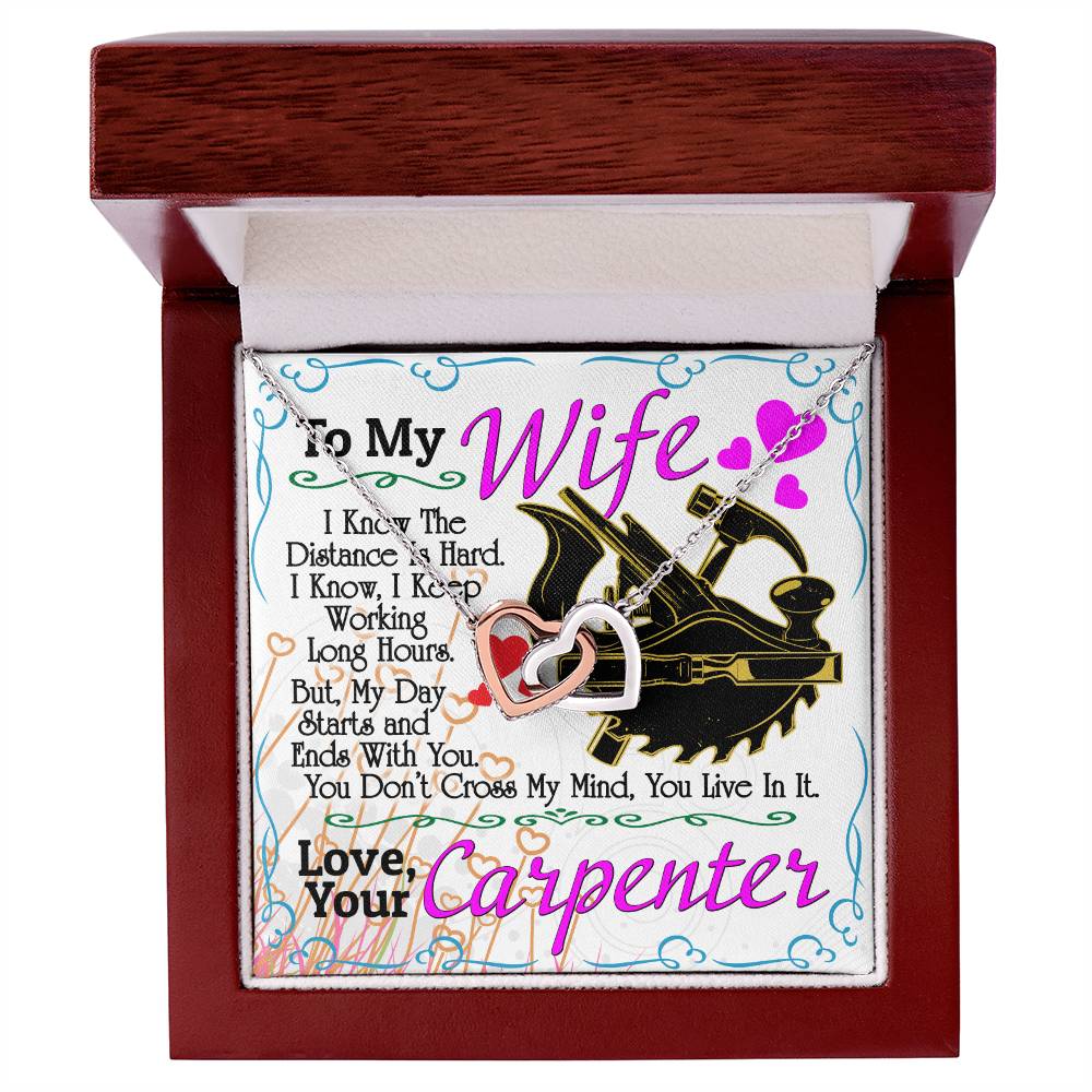 Carpenter'S Wife - Interlocking Heart Necklace Interlocking Hearts Necklace