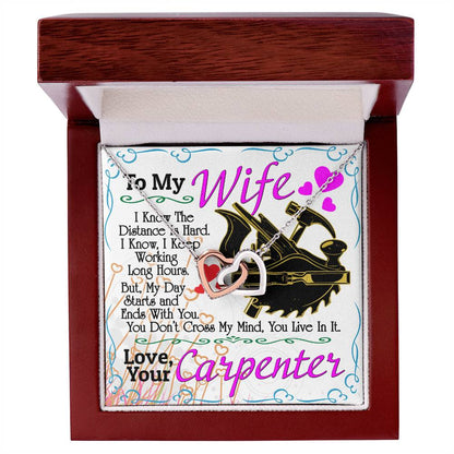 Carpenter'S Wife - Interlocking Heart Necklace Interlocking Hearts Necklace