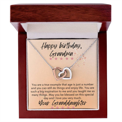 A Beautiful Birthday Gift For Grandma - The Stunning Interlocking Hearts Necklace