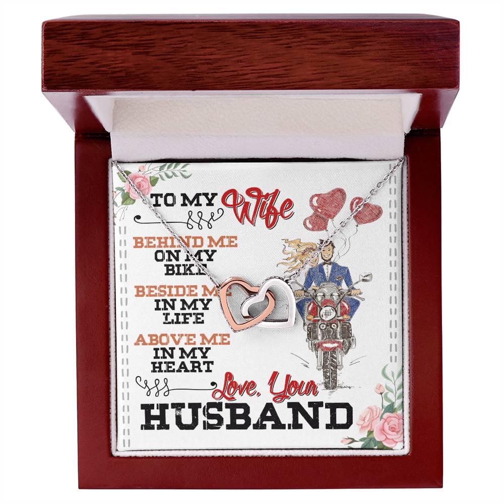 Biker'S Wife - Interlocking Heart Necklace Interlocking Hearts Necklace