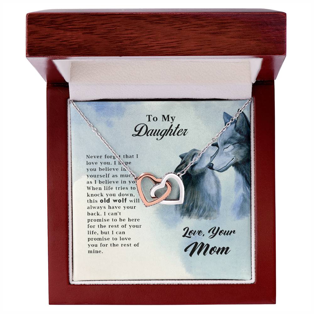 Collection Daughter - Old Wolf - Necklace Interlocking Hearts Necklace