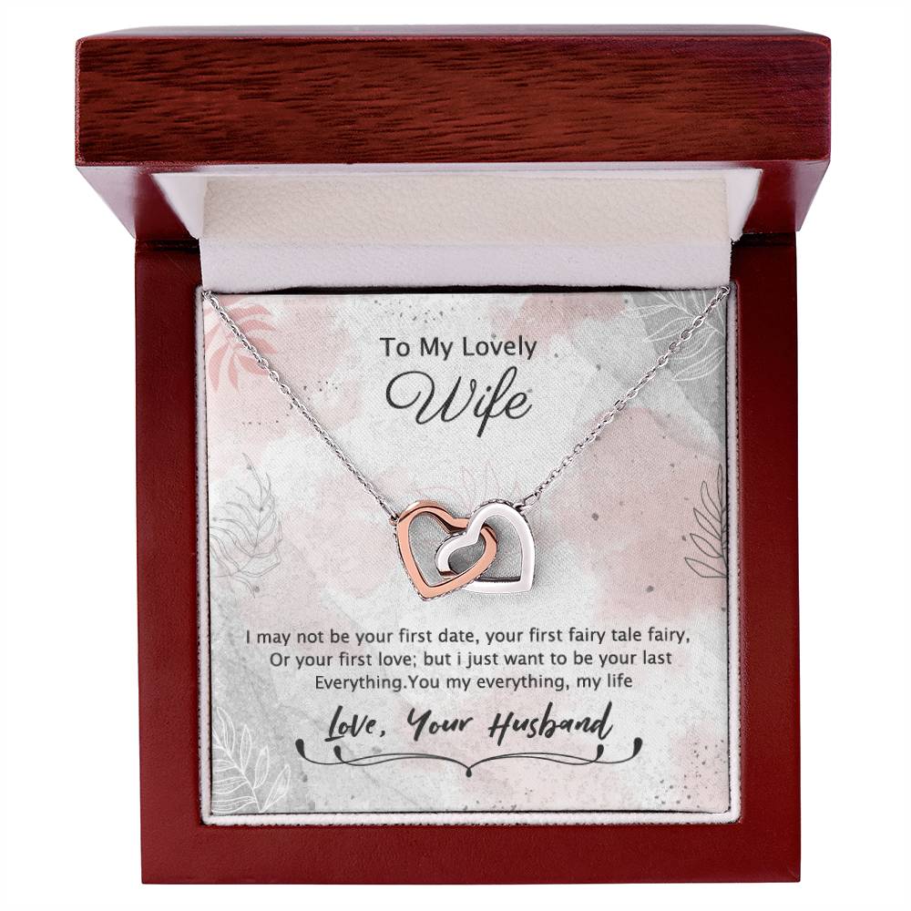 Best Gift For Wife From Husband Interlocking Hearts Necklace