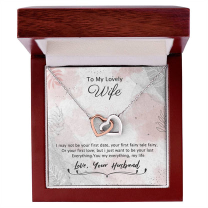 Best Gift For Wife From Husband Interlocking Hearts Necklace
