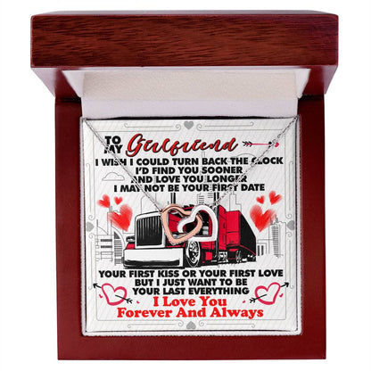 Trucker'S Girlfriend - Interlocking Heart Necklace Interlocking Hearts Necklace