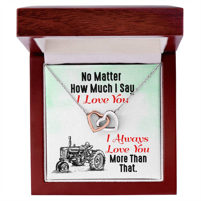 Farmer'S Girlfriend- Interlocking Heart Necklace Interlocking Hearts Necklace