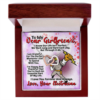 Electrician'S Girlfriend- Interlocking Heart Necklace Interlocking Hearts Necklace