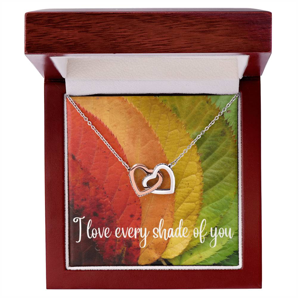 Every Shade Of You - Interlocking Heart Necklace Interlocking Hearts Necklace