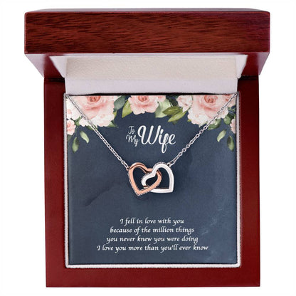 A Million Things Interlocking Heart Necklace Interlocking Hearts Necklace