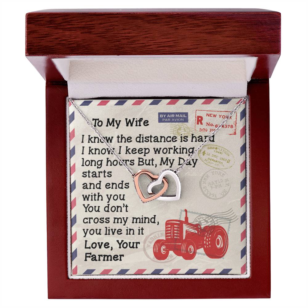 Farmer'S Wife - Interlocking Heart Necklace Interlocking Hearts Necklace