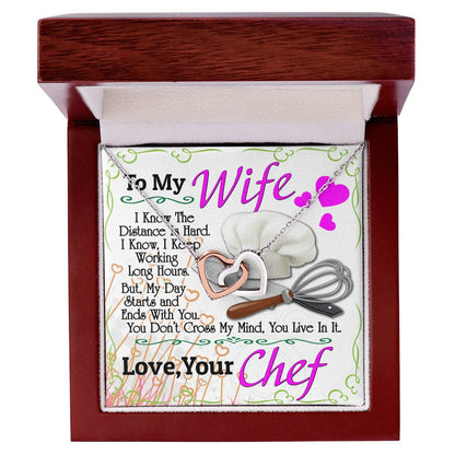 Chef'S Wife - Interlocking Heart Necklace Interlocking Hearts Necklace