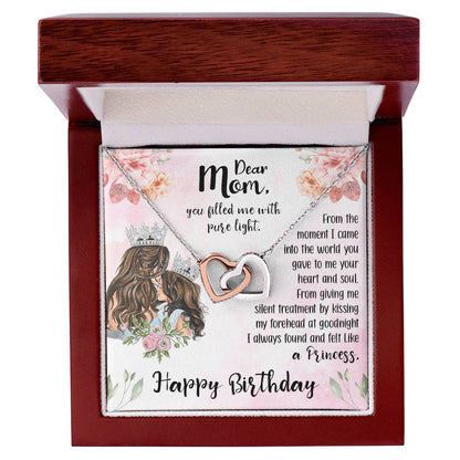 You Fill Me Interlocking Hearts Necklace