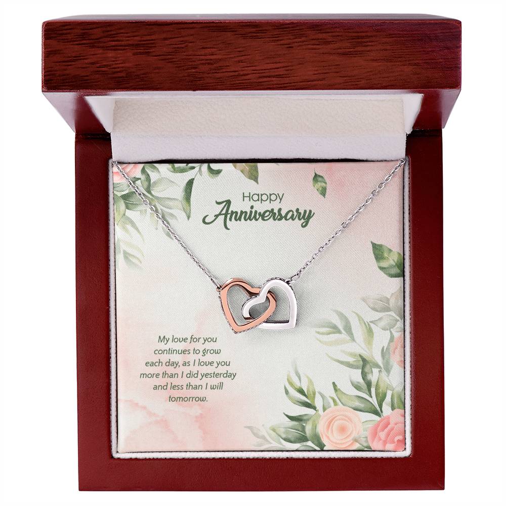 Anniversary Edition Love Grows Everyday - Interlocking Hearts Necklace