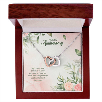 Anniversary Edition Love Grows Everyday - Interlocking Hearts Necklace