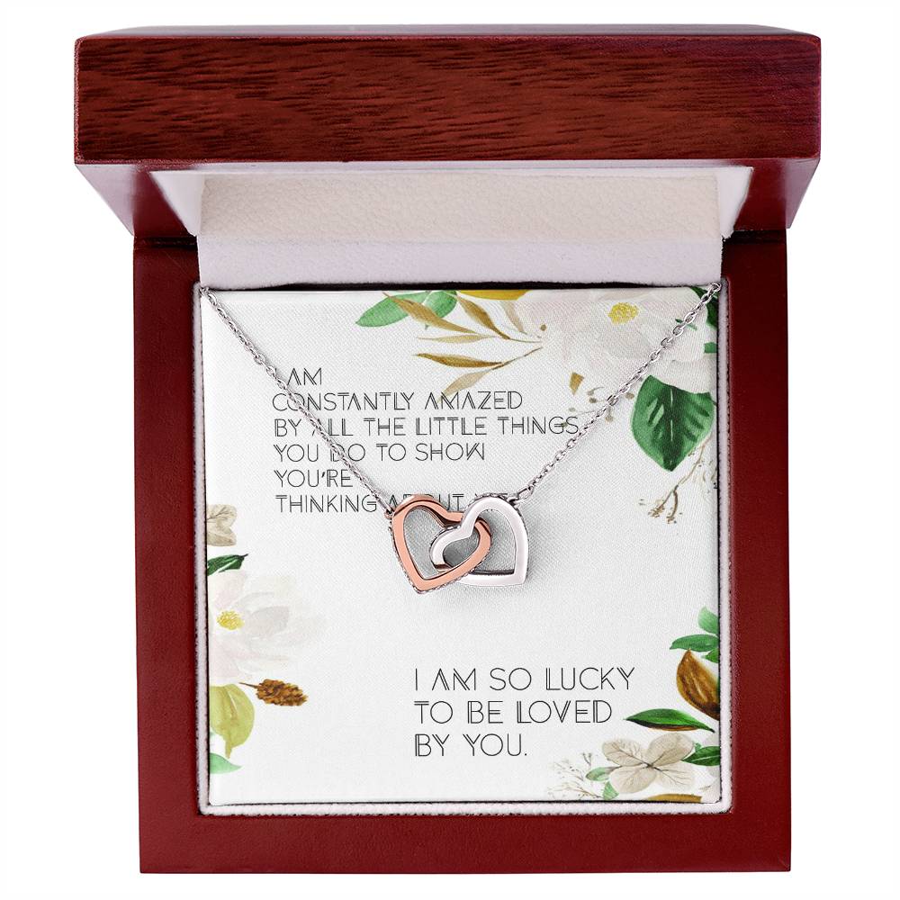 Anniversary Gift For Wife Gifts For Wedding Anniversary Interlocking Hearts Necklace