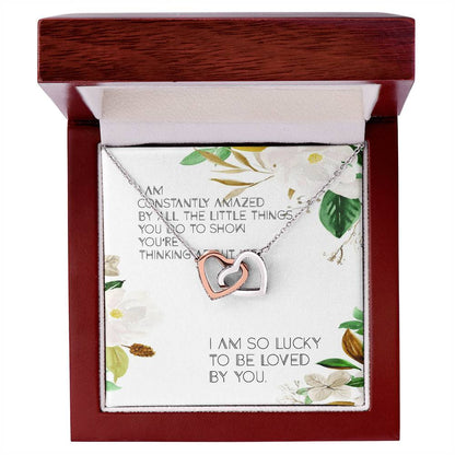 Anniversary Gift For Wife Gifts For Wedding Anniversary Interlocking Hearts Necklace