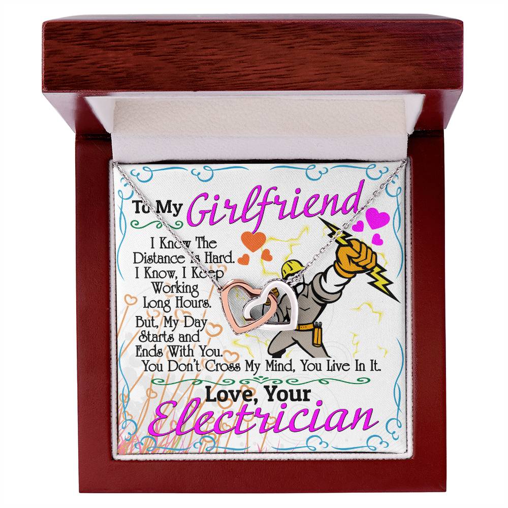 Electrician'S Girlfriend - Interlocking Heart Necklace Interlocking Hearts Necklace