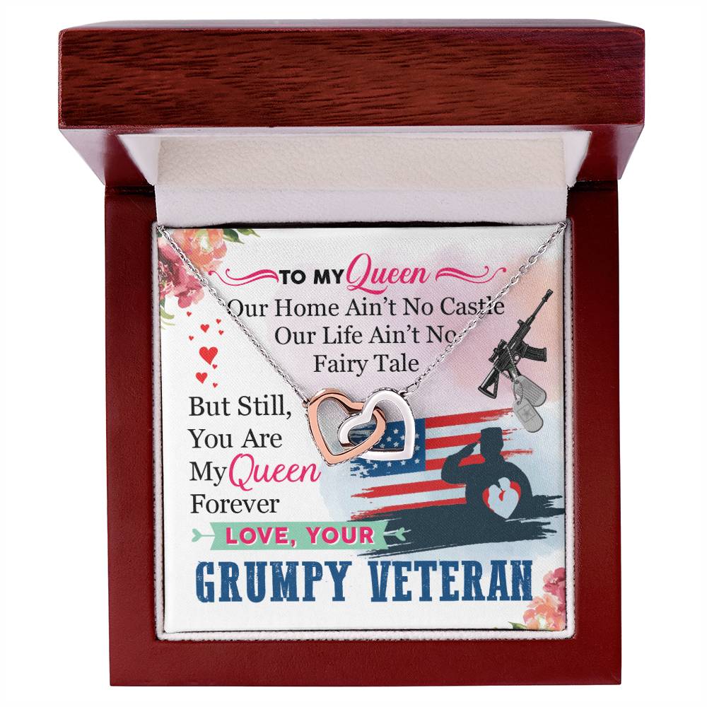 Veteran'S Wife - Interlocking Heart Necklace Interlocking Hearts Necklace