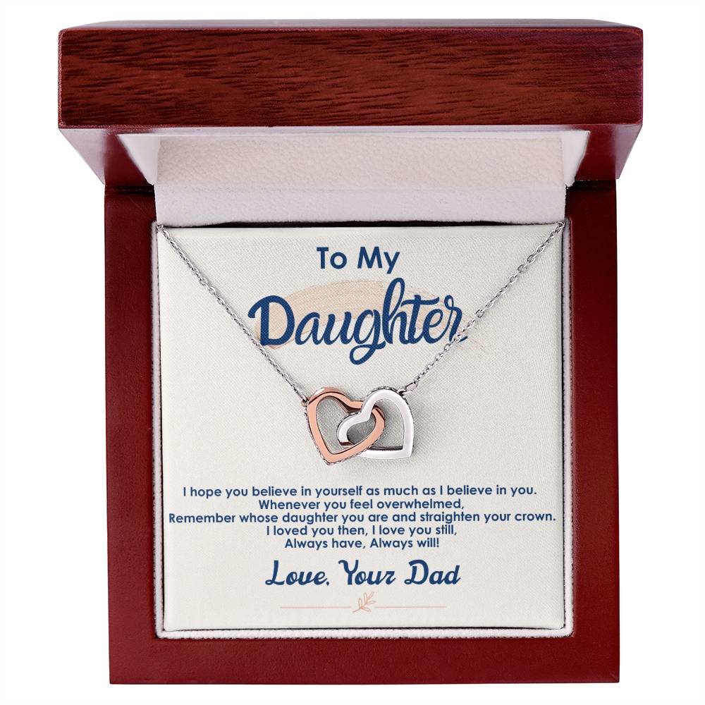 Collection Daughter - My Little Princess - Interlocking Hearts Necklace