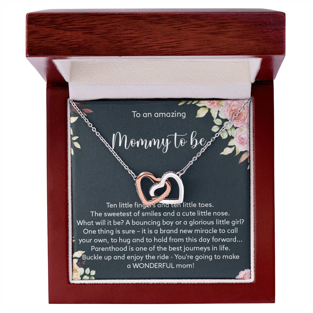 A Wonderful Mom - Interlocked Hearts Interlocking Hearts Necklace