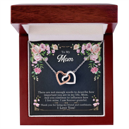 Unique Mother'S Day Gifts Best Gifts For Mom Interlocking Hearts Necklace