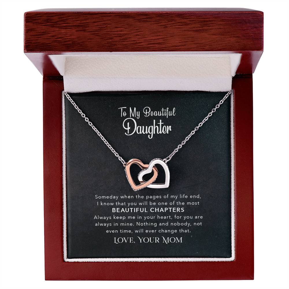 Collection Daughter - Always In My Heart Interlocking Hearts Necklace