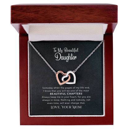 Collection Daughter - Always In My Heart Interlocking Hearts Necklace