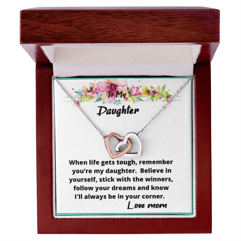 Follow Your Dreams Interlocking Hearts Necklace