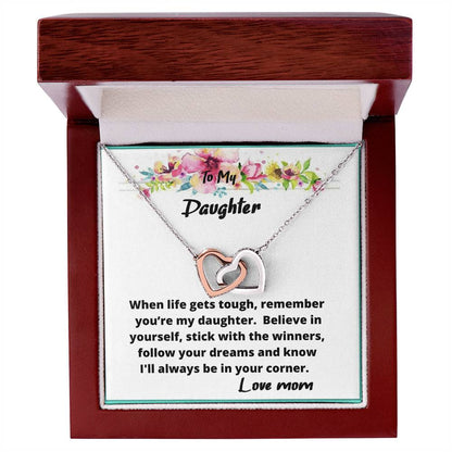 Follow Your Dreams Interlocking Hearts Necklace