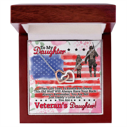 Veteran'S Daughter - Interlocking Heart Necklace Interlocking Hearts Necklace