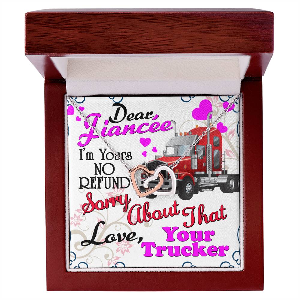 Trucker'S Fiancée - Interlocking Heart Necklace Interlocking Hearts Necklace