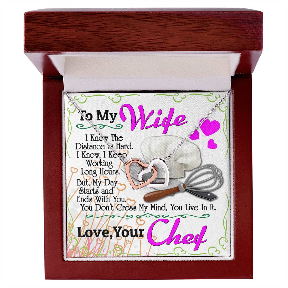 Chef'S Wife - Interlocking Heart Necklace Interlocking Hearts Necklace