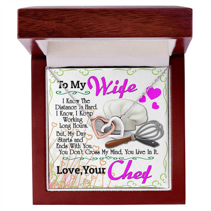 Chef'S Wife - Interlocking Heart Necklace Interlocking Hearts Necklace