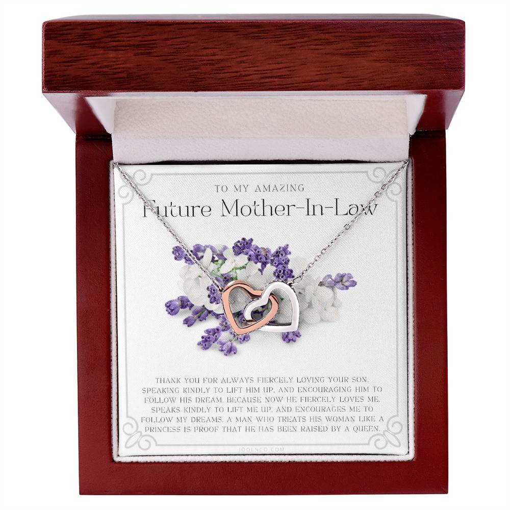 Future Mother In Law Gift Mom In Law Jewelry Mother'S Day Gift For Mother-In-Law Gift For Mother In Law Mother-In-Law Necklace Interlocking Hearts Necklace