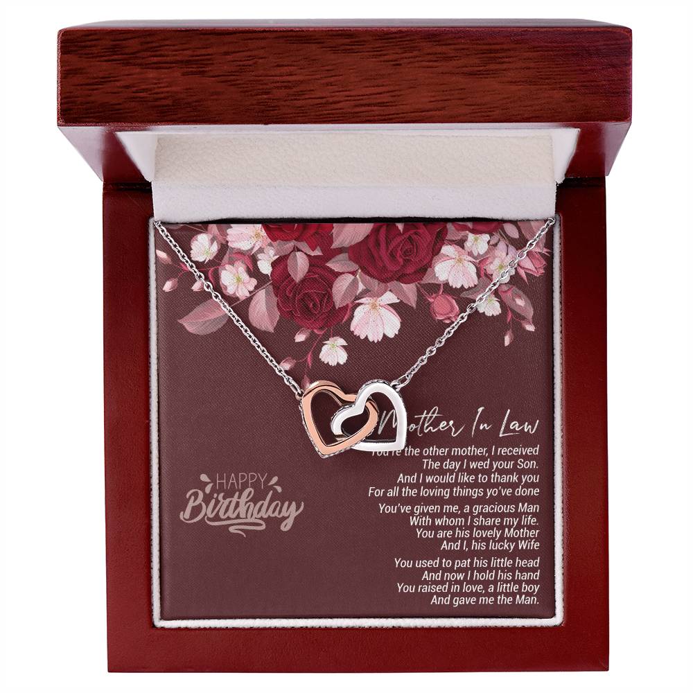 Birthday Gift For Mother In Law 2021 Birthday Celebration Ideas For Mother-In-Law Gift For Mother-In-Law Usa Gifts For Mother-In-Law Birthday Mother In Law Gifts Uk Interlocking Hearts Necklace