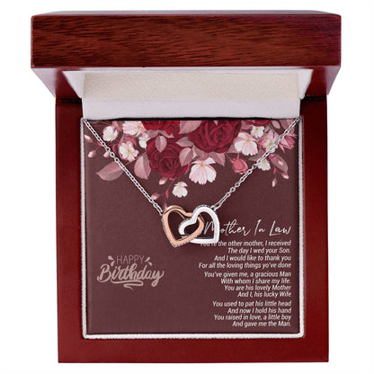 Birthday Gift For Mother In Law 2021 Birthday Celebration Ideas For Mother-In-Law Gift For Mother-In-Law Usa Gifts For Mother-In-Law Birthday Mother In Law Gifts Uk Interlocking Hearts Necklace