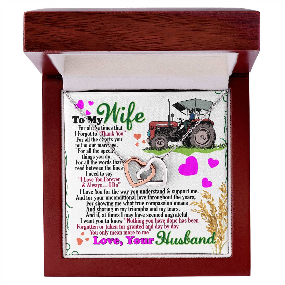 Farmer'S Wife - Interlocking Heart Necklace Interlocking Hearts Necklace