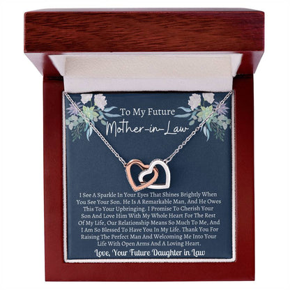 Future Mother In Law Interlocking 5Th Interlocking Hearts Necklace