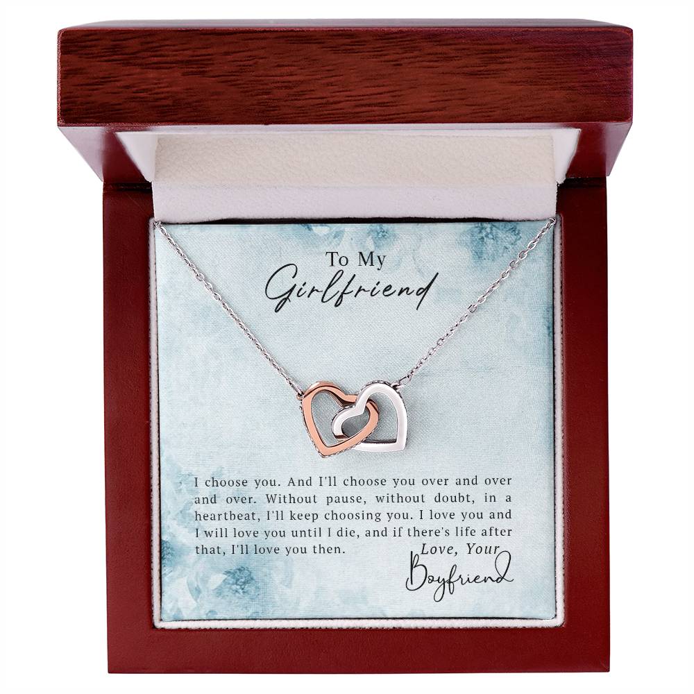 Collection Girlfriend - Interlocking Interlocking Hearts Necklace